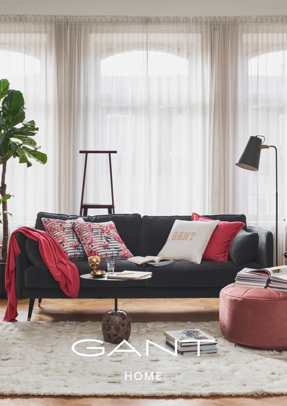 Gant Home Oxford Check Kissenbezug - Rapture Rose