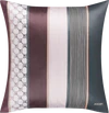 JOOP! Kissen Cornflower Stripes Deep Wine – Elegantes Comfort-Satin-Design