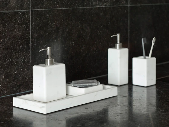 Aquanova Hammam Tablett eckig  Weiß
