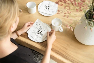 Räder Servietten - Gutn dunkelgrau