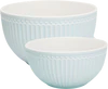 Greengate Servin bowl / Servierschüssel 2er Set Alice pale blue