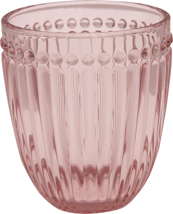 Greengate Water  / Wasserglas Alice pale pink