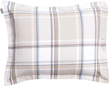 Gant Home Flannel Check Kissenbezug - grey 160