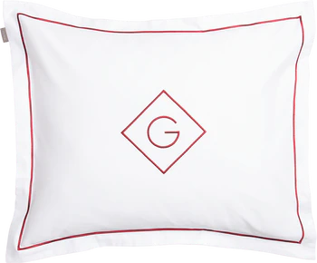 Gant Home Sateen G Kissenbezug - mahogny red 617