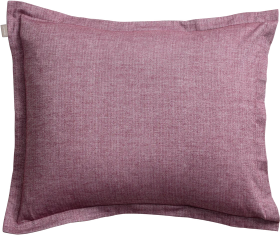Gant Home Flannel Herringbone Kissenbezug - port red 605