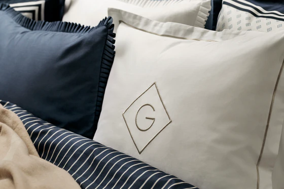 Gant Home Sateen Pleat Kissenbezug - sateen blue 431