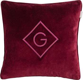 GANT Velvet G Kissenhülle - cabernet red 604