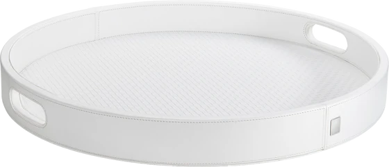 Joop Homeline Tablett Rund groß - Weiß