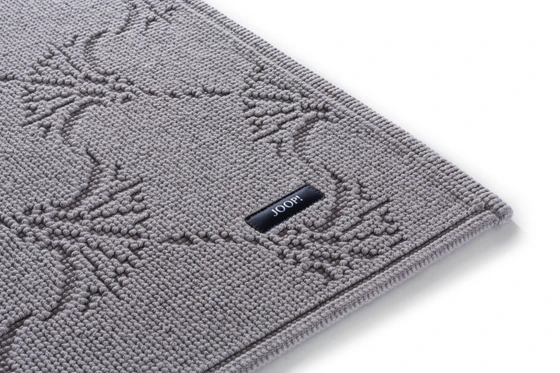 JOOP! Neuer Cornflower 60 Badvorleger in Silber – Eleganter, funktionaler Badteppich