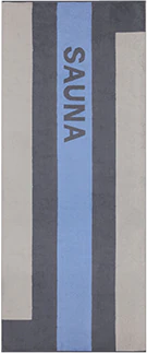 Cawö Saunatuch 232-17 Sky – Hochwertiges Saunatuch aus 100 % Baumwolle