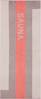 Cawö Saunatuch Natural 232-33 Sand – Hochwertiges Saunatuch aus 100 % Baumwolle