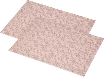Platzset Ornament 2er Set 50x50 Rose
