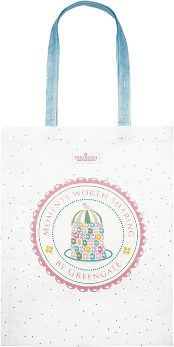 Greengate Tasche Baumwolle Tenna White