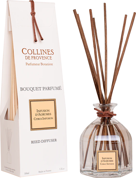 Collines De Provence Diffuser AROMABOUQUET PARFUMÉ INFUSION D'AGRUMES citrus