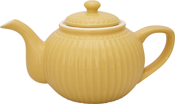 Greengate ALICE Honey Mustard Tekanne