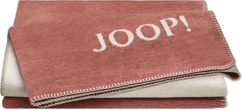 JOOP MELANGE DOUBLEFACE Orange Natur Wohndecke