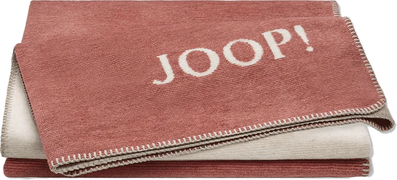 JOOP MELANGE DOUBLEFACE Orange Natur Wohndecke