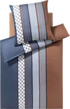JOOP! Bettwäsche Cornflower Stripes Deep Ocean – Luxuriöser Comfort-Satin mit modernem Design