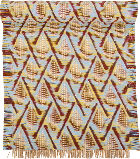 PAD TULUM Natural / Mint Tischläufer 42x150 cm