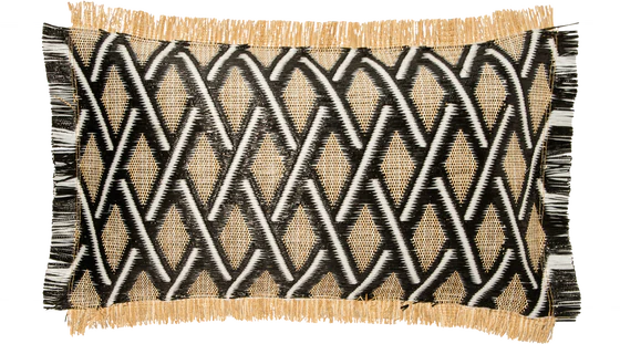PAD TULUM Black / White Kissenhülle 30x50 cm