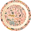 Rice Melamin Kinderteller - Koralle Jungle Animals Print 