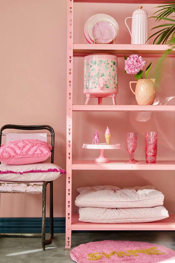 Rice Acryl Weinglas - pink