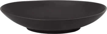 VT wonen Servier Teller Oval 23 cm Matt black