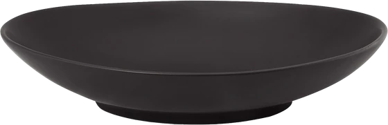 VT wonen Servier Teller Oval 23 cm Matt black