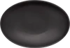 VT wonen Servier Teller Oval 25,5 cm Matt black