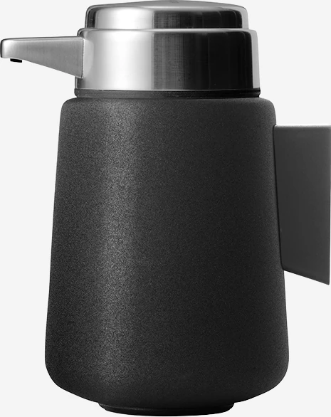 Vipp Seifenspender schwarz wandmontiert