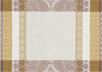 Le Jacquard Francais BASTIDE Ivory Tischset beschichtet