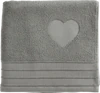 Riviera Maison HEART Anthracite Frottiertuch