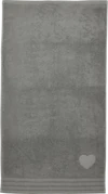 Riviera Maison HEART Anthracite Frottiertuch
