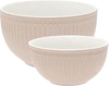 Greengate ALICE Creamy fudge Servierschüssel 2er Set