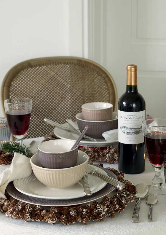 Greengate ALICE Hazelnut brown Plate 26,5 cm 