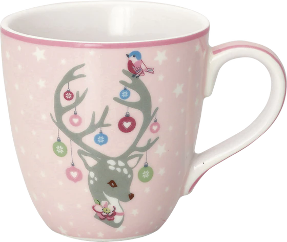 Greengate Kids mug Dina pale pink