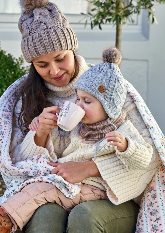 Greengate Kids mug Dina pale pink