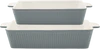 Greengate Dishes Alice Stone grey rectangular set of 2