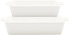 Greengate Dishes Alice White rectangular set of 2