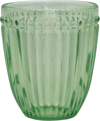 Greengate Water  / Wasserglas Alice pale green
