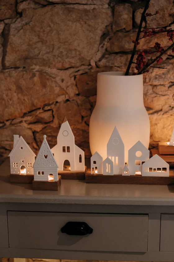 Räder Lichtobjekt Häuschen