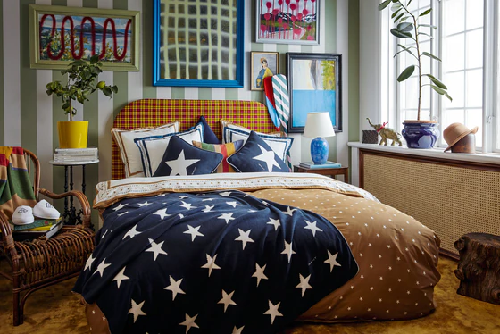 Gant Home Stars Deckenbezug -warm khaki 213