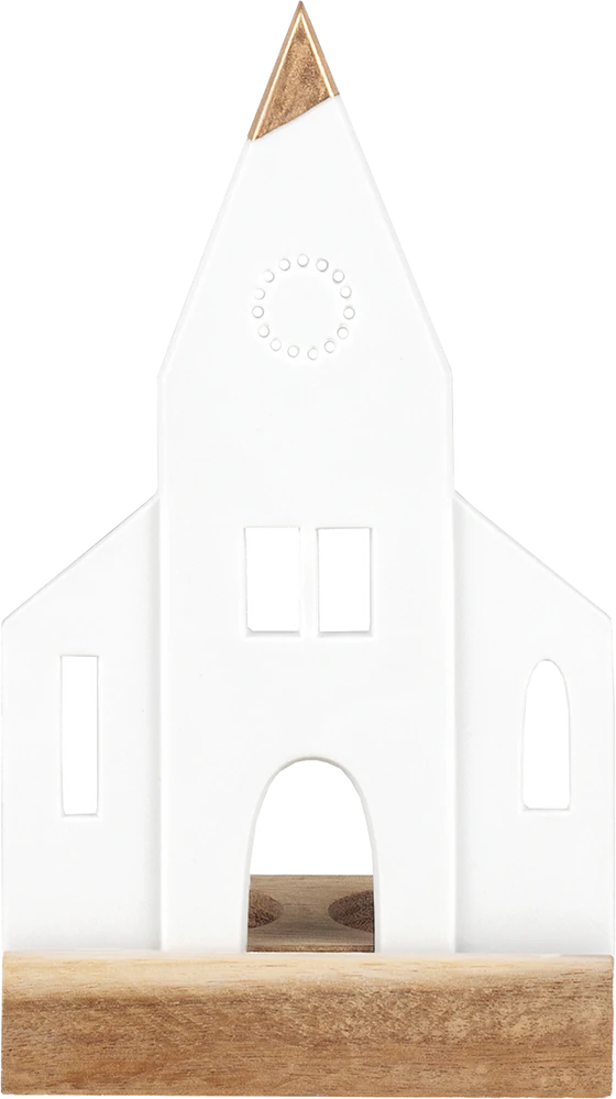 Räder Lichtobjekt Kirche