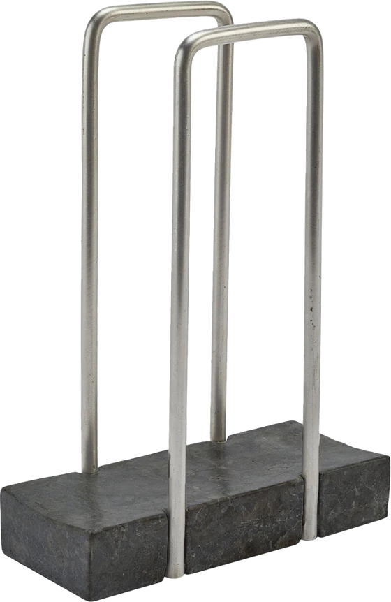 Aquanova Hammam Gästetuch Halter Dunkelgrau