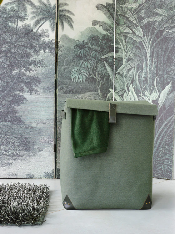 Aquanova ARIAN Wäschekorb 582 Sage green