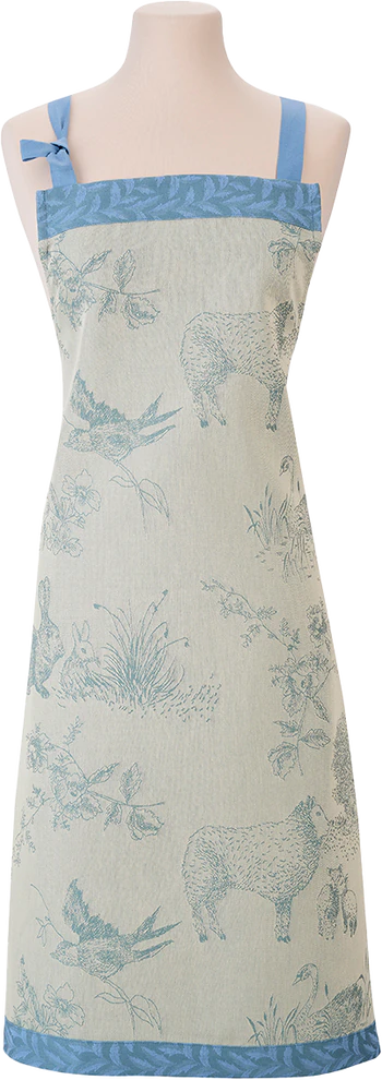 Le Jacquard Francais Josephine Blue / Myosotis Küchenschürze
