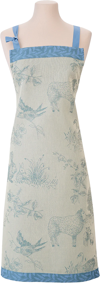 Le Jacquard Francais Josephine Blue / Myosotis Küchenschürze