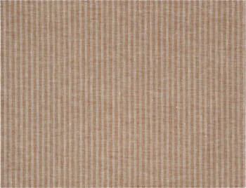 Le Jacquard Francais Casual Stripe Brown / Noisette Tischset Leinen /beschichtet 