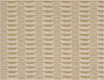 Le Jacquard Francais CASUAL Ethnic Beige / Algue Tischset Leinen /beschichtet