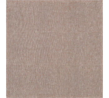 Le Jacquard Francais Casual Natte Brown / Noisette Serviette Leinen